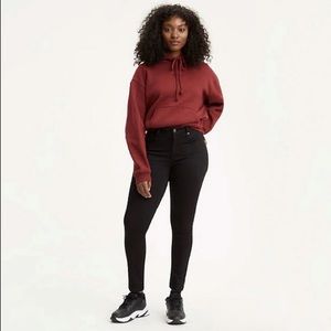 Levi 721 High Rise Skinny Jeans, Ladies, Black